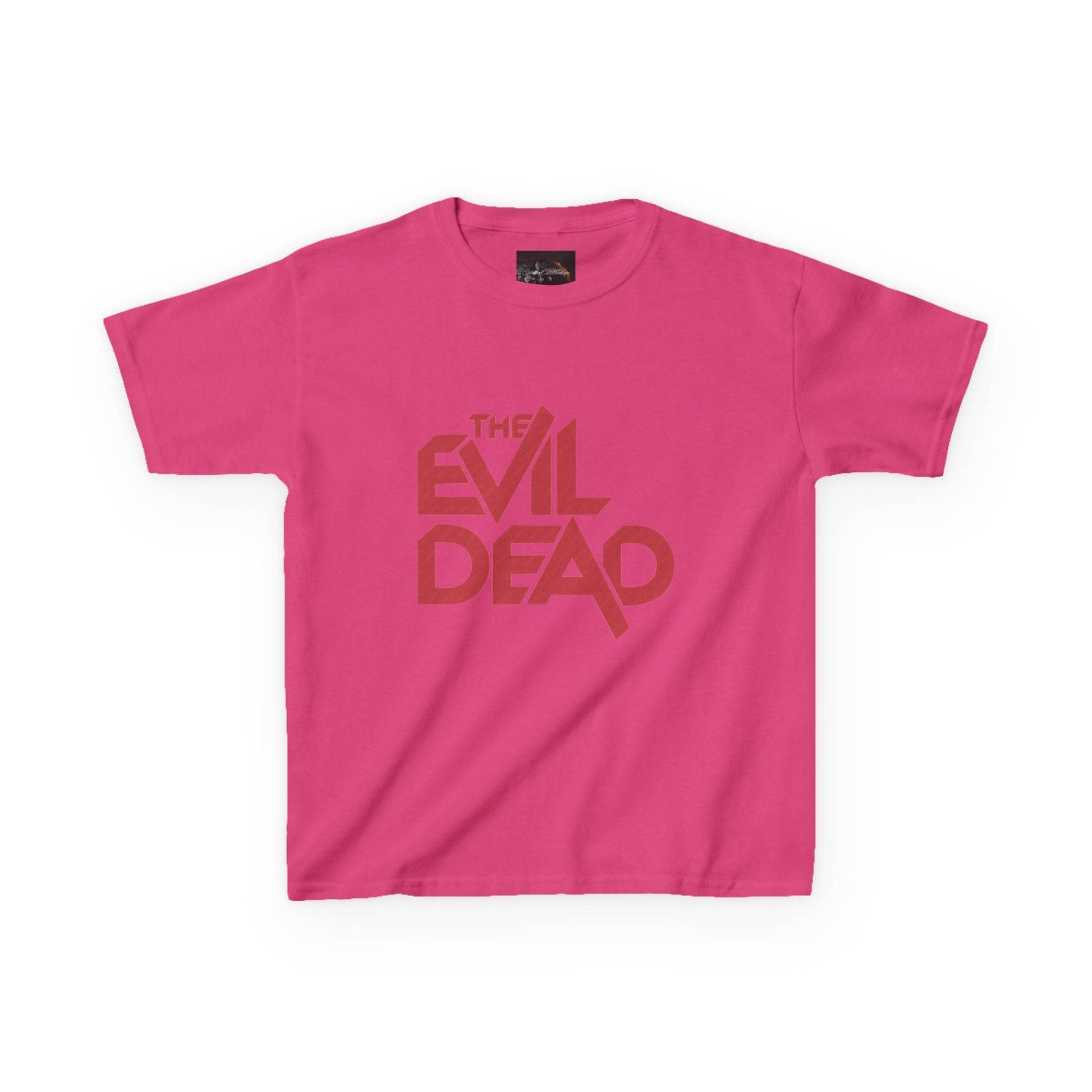 The Evil Dead Kids Tee - Horror T-Shirt, Halloween Costume, Movie Merchandise, Classic Graphic Tee, Gift for Young Fans - IntuitiveEncBoutique