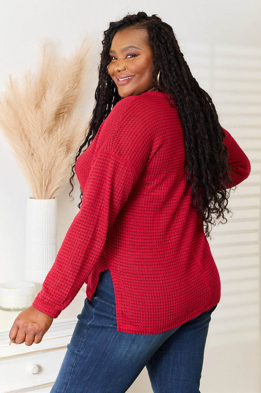 Culture Code Full Size Wide Notch Relax Top - IntuitiveEncBoutique