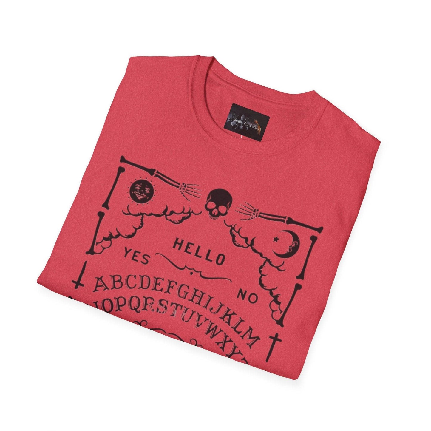 Mystical Ouija Board Unisex T-Shirt - Perfect for Halloween, Gift, Casual Wear, Spirituality, Ghost Lovers - IntuitiveEncBoutique
