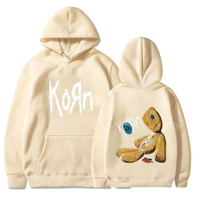 Spring and Autumn New Korn Pattern Printed Hooded Sweatshirt for Men and Women Long Sleeve Casual Outerwear Top - IntuitiveEncBoutique