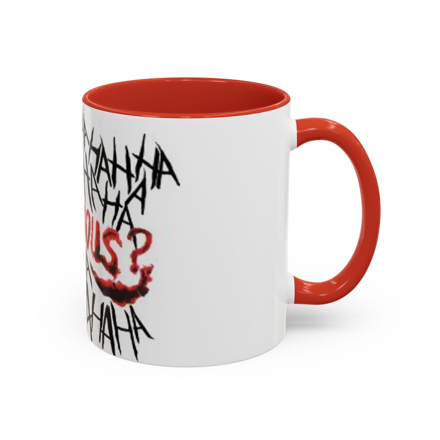 Why So Serious? Accent Coffee Mug | Funny Joker Gift, Office Decor, Birthday Present, Unique Ceramic Cup, Comic Enthusiast