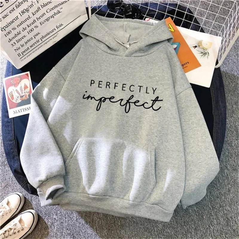 Spring New Letter Pattern Printed Hooded Sweatshirt Unisex Long Sleeve Casual Jacket Trendy Top Versatile - IntuitiveEncBoutique