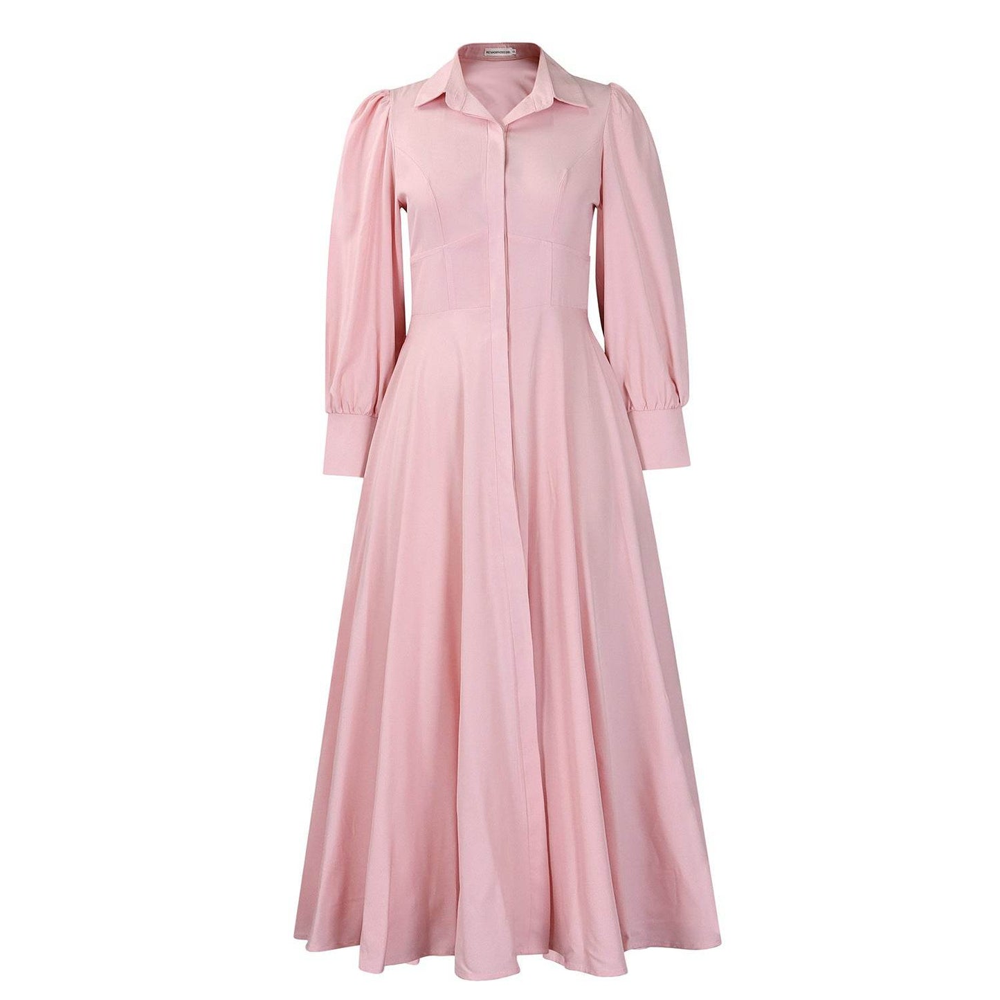 Long Sleeve Flared Dress - IntuitiveEncBoutique