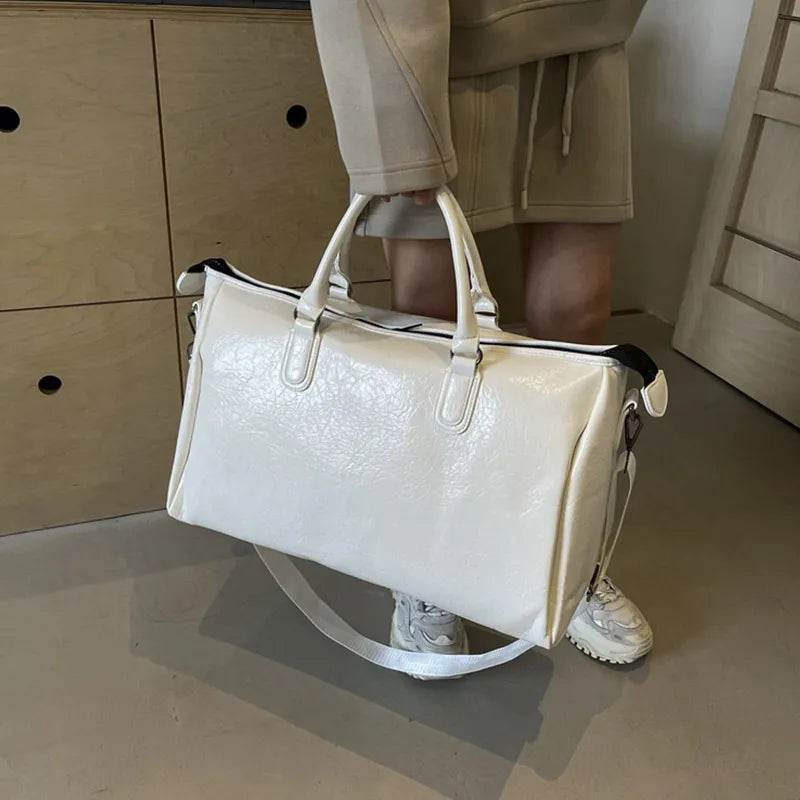 PU Leather Oversize Travel Bag - IntuitiveEncBoutique