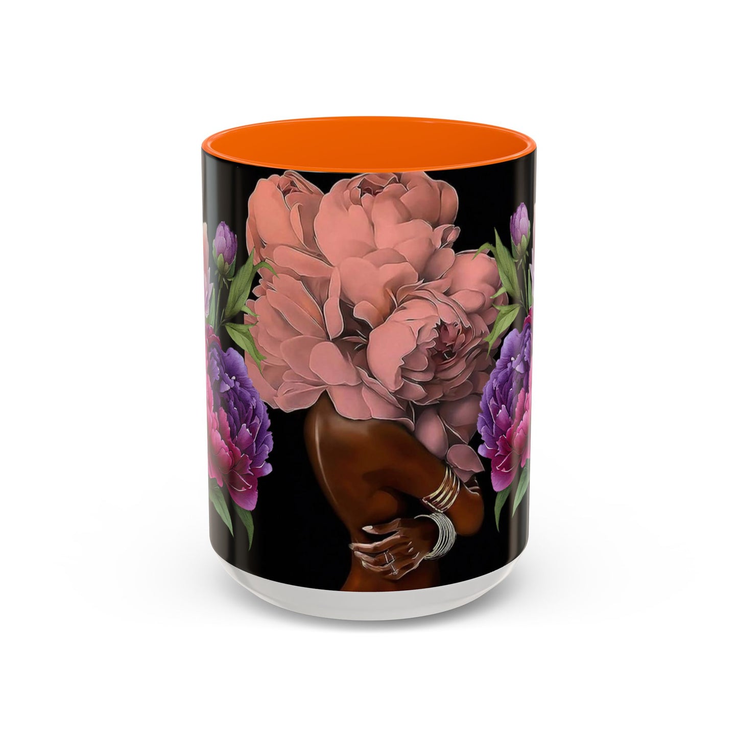 Floral Embrace Coffee Mug, Elegant Gift for Her, Unique Home Decor, Artistic Drinkware, Perfect for Birthdays, Mother's Day, Anniversaries