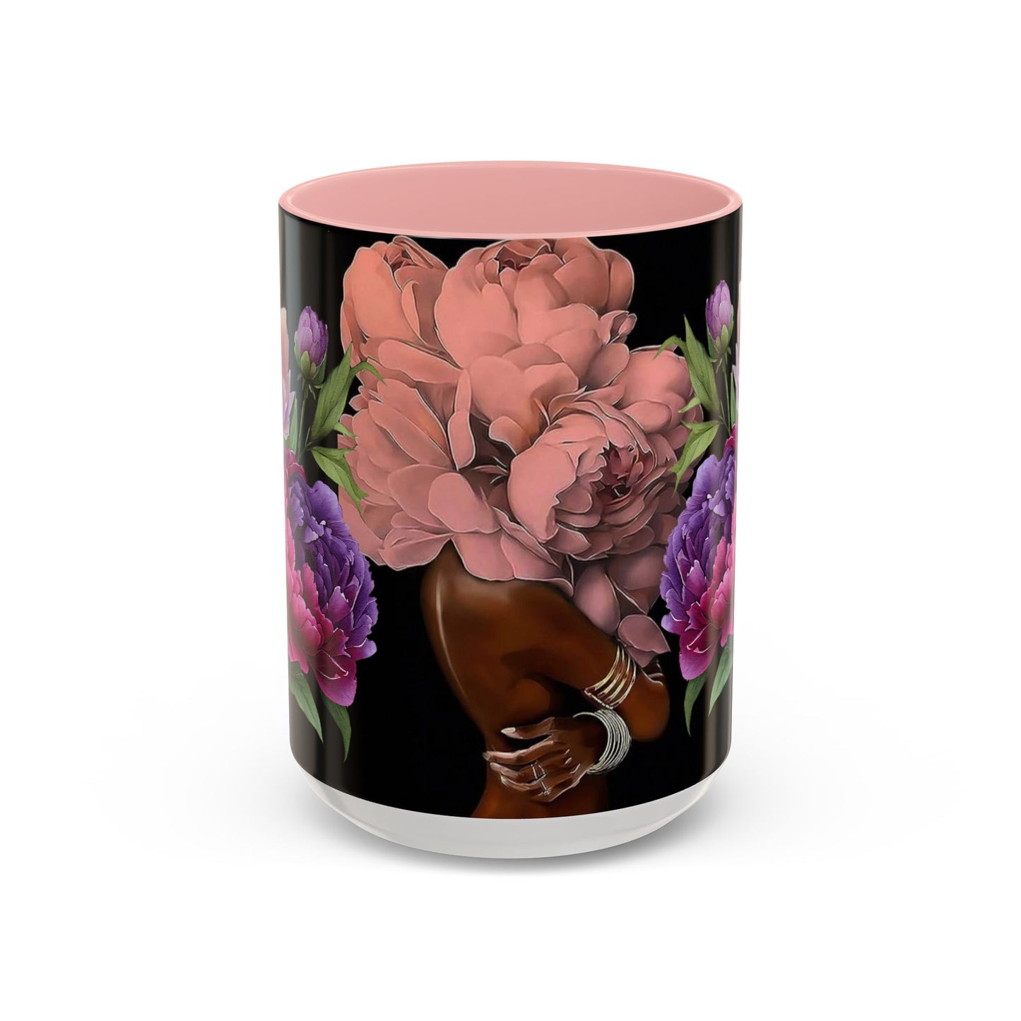 Floral Embrace Coffee Mug, Elegant Gift for Her, Unique Home Decor, Artistic Drinkware, Perfect for Birthdays, Mother's Day, Anniversaries