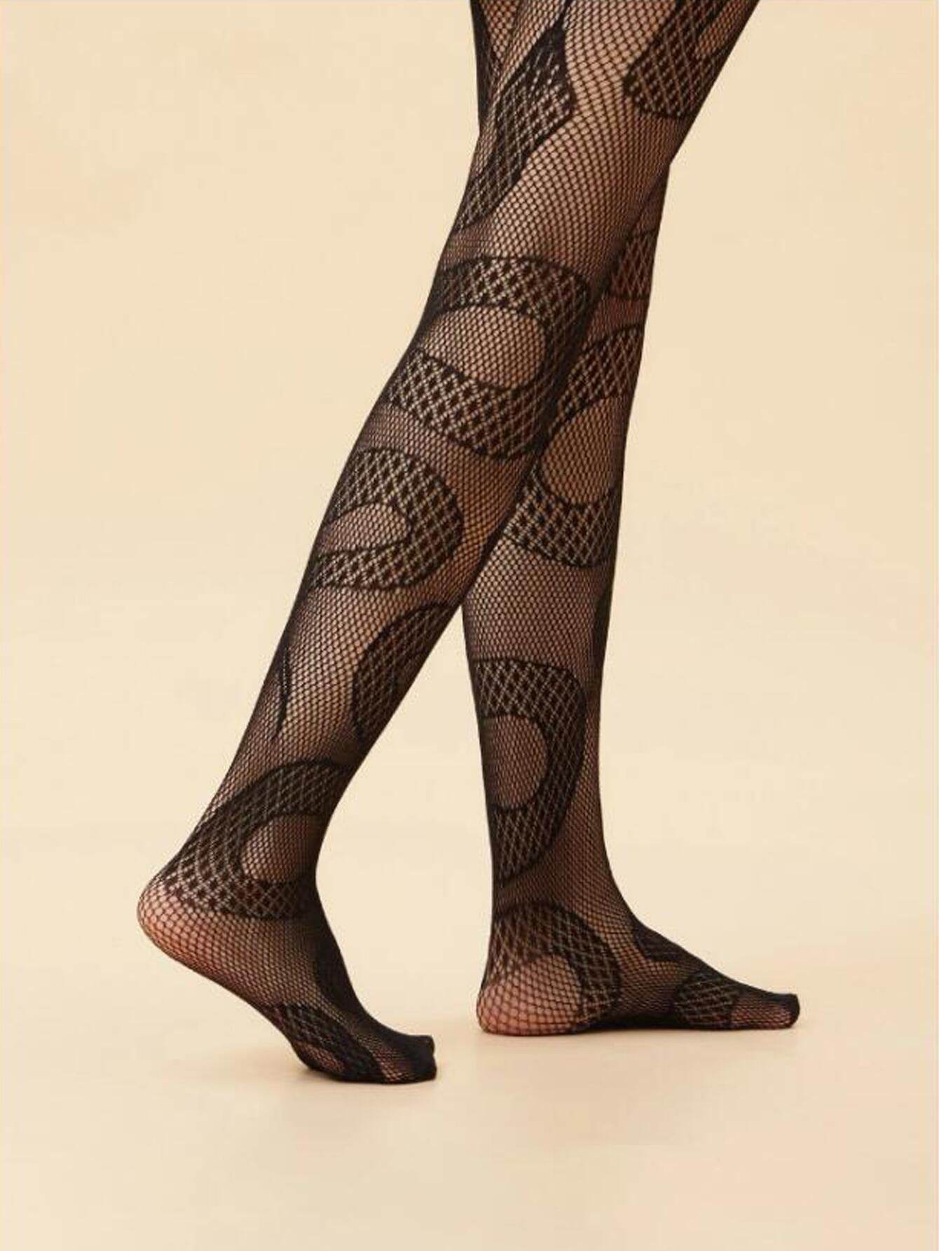 Fun mesh hollowed out stockings snake pattern jumpsuit animal stockings - IntuitiveEncBoutique
