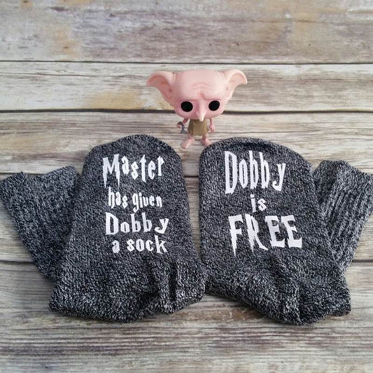Women Print Letter Cute Dobby Socks - IntuitiveEncBoutique