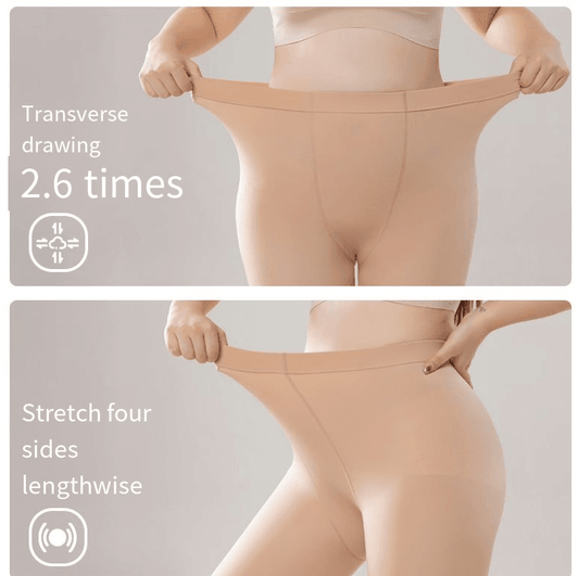 nude sensation flesh color flat waist pantyhose - IntuitiveEncBoutique