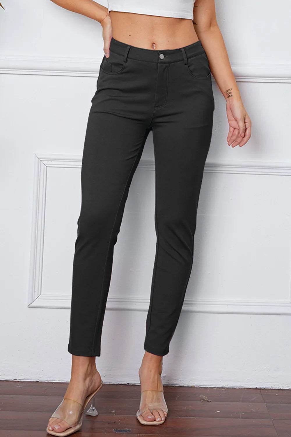 StretchyStitch Pants by Basic Bae - IntuitiveEncBoutique