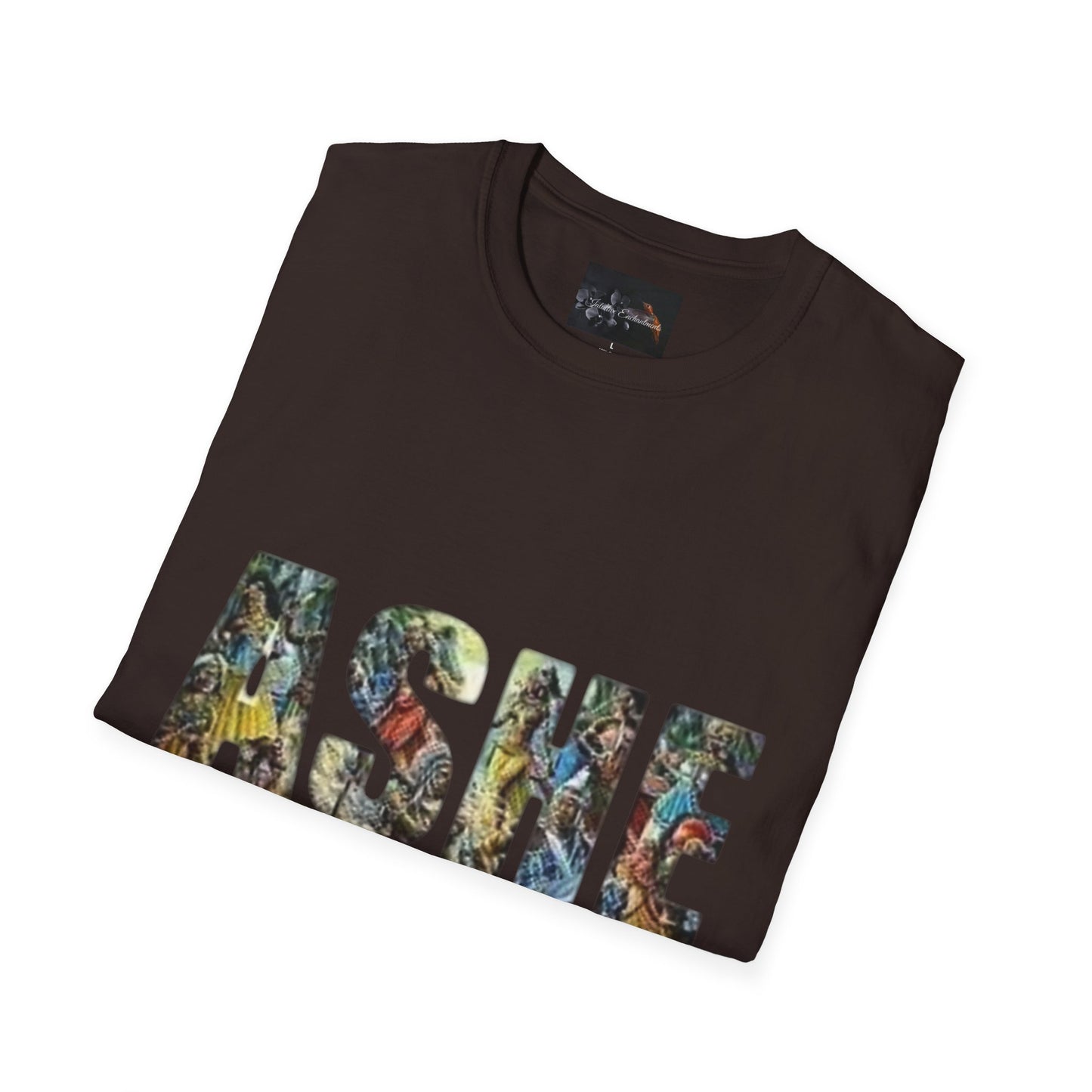 ASHE Graphic T-Shirt, Unisex Softstyle Tee, Vibrant Artistic Apparel, Gift for Nature Lovers, Casual Wear, Everyday Essentials