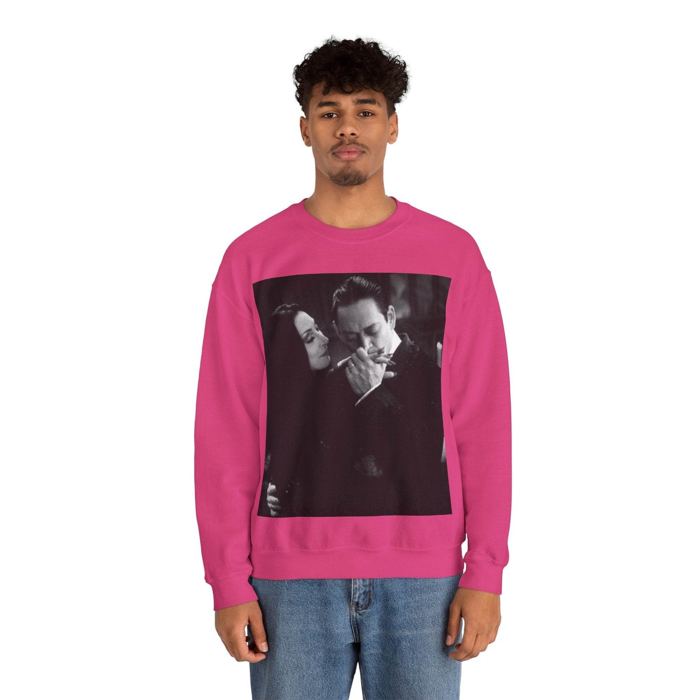 Couple Gothic Unisex Sweatshirt - Gomes & Morticia Design - IntuitiveEncBoutique