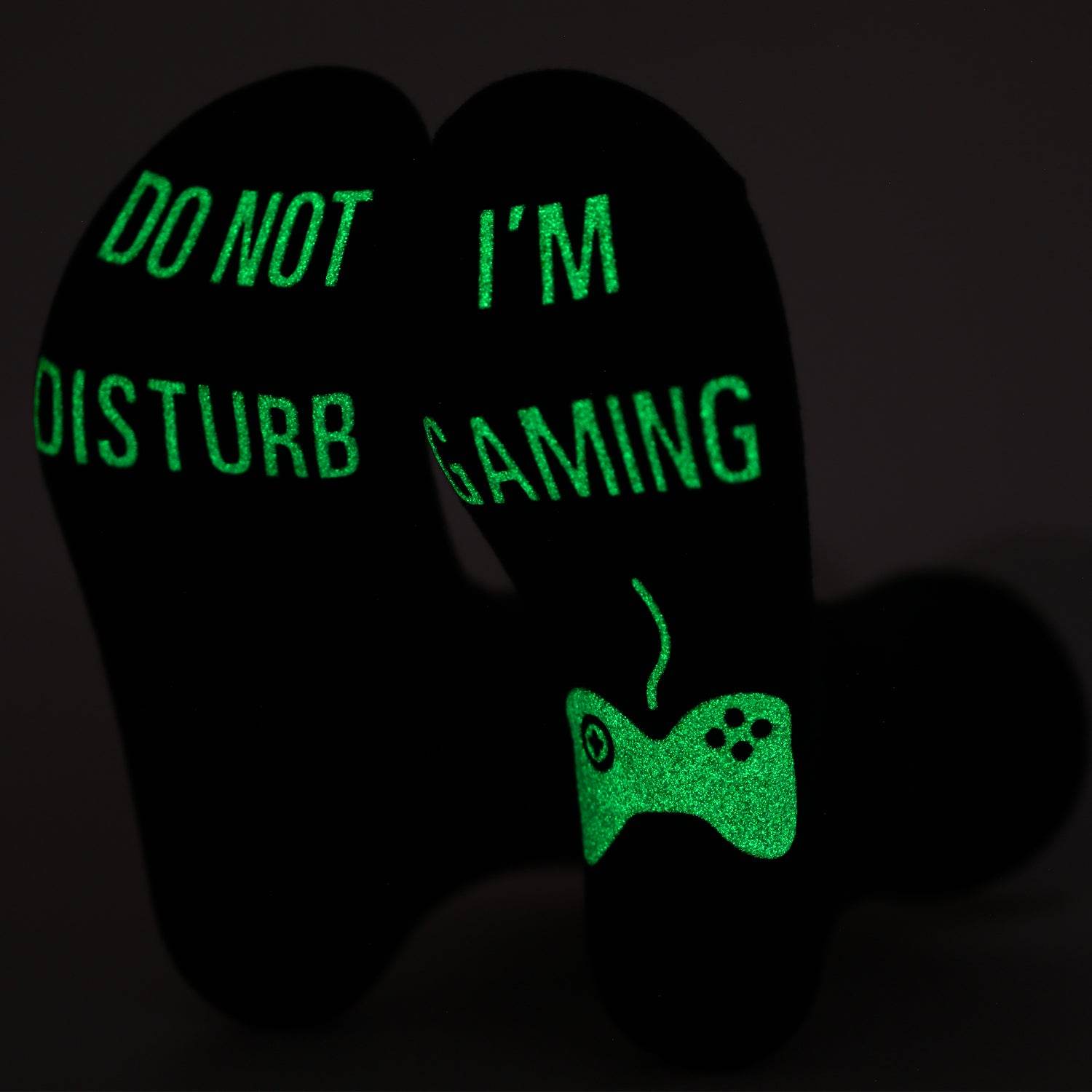 DO NOT DISTURB Short Socks Glue Letter Printing Socks Men's Mid-Tube Game Socks - IntuitiveEncBoutique