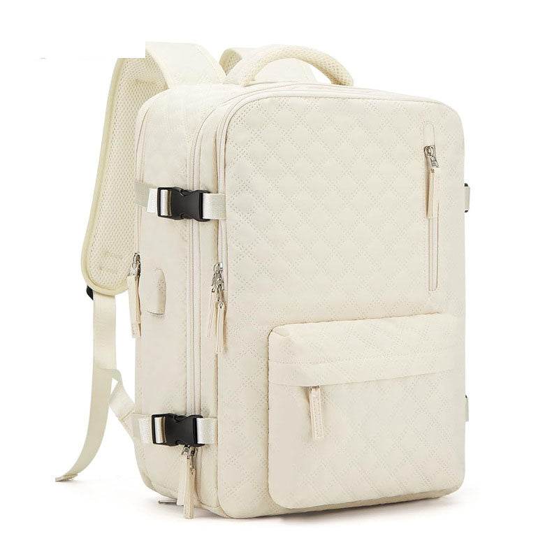 Travel backpack, women's short distance travel bag, large capacity college student computer backpack, business trip luggage bag - IntuitiveEncBoutique