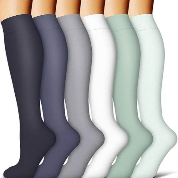 Sports pressure socks long tube socks calf socks compression socks skipping rope elastic cycling socks - IntuitiveEncBoutique