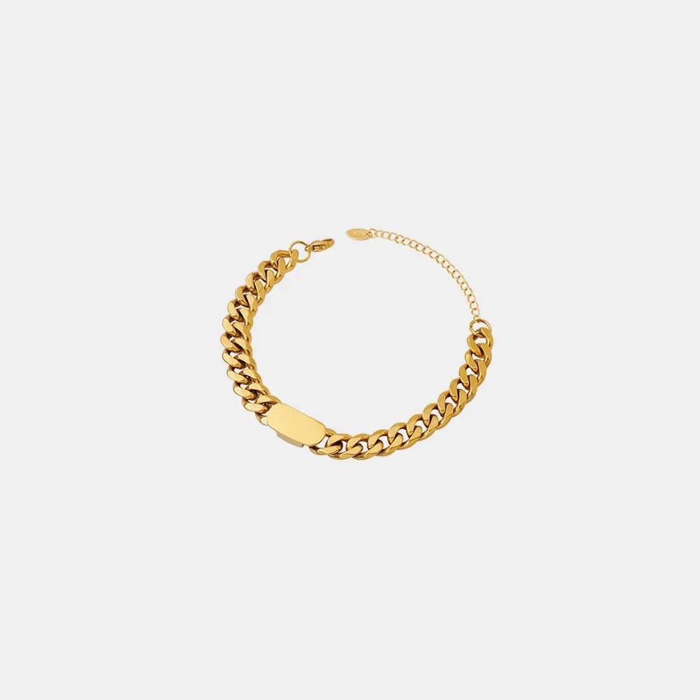 18K Gold-Plated Titanium Steel Bracelet - IntuitiveEncBoutique