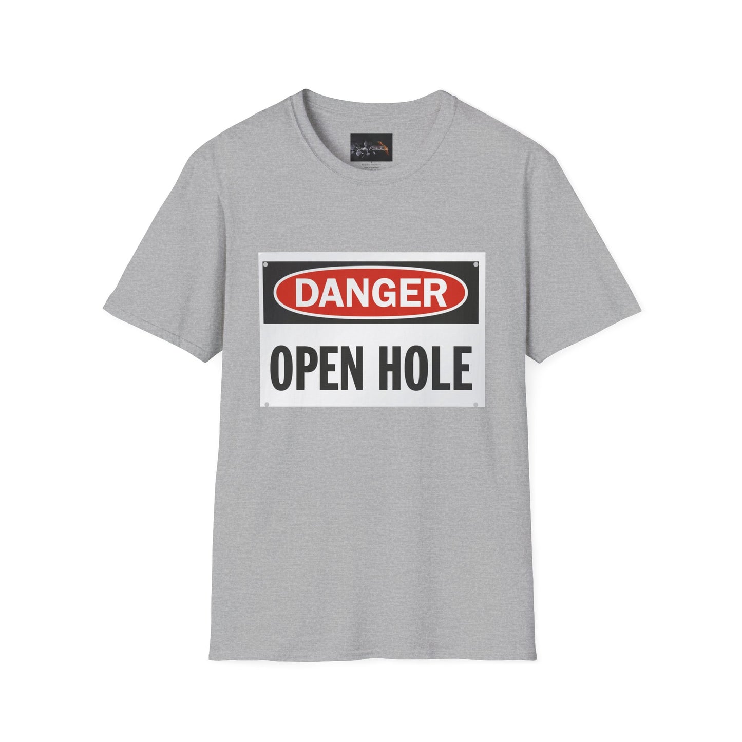 Funny Danger Open Hole T-Shirt