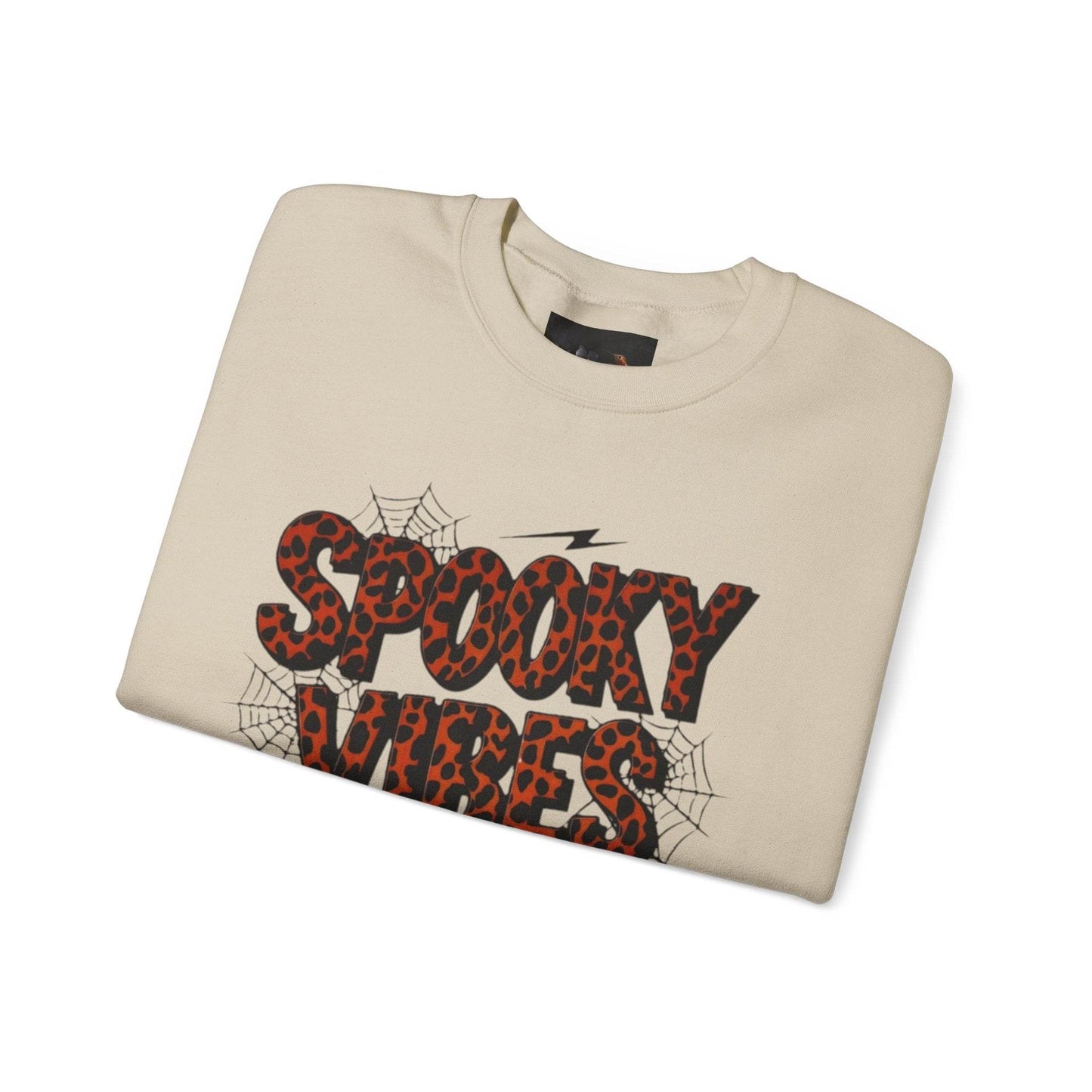 Spooky Vibes Sweatshirt - Halloween Crewneck, Unisex Cozy Jumper, Fall Fashion, Ghosts & Ghouls, Casual Wear, Fun Gift - IntuitiveEncBoutique