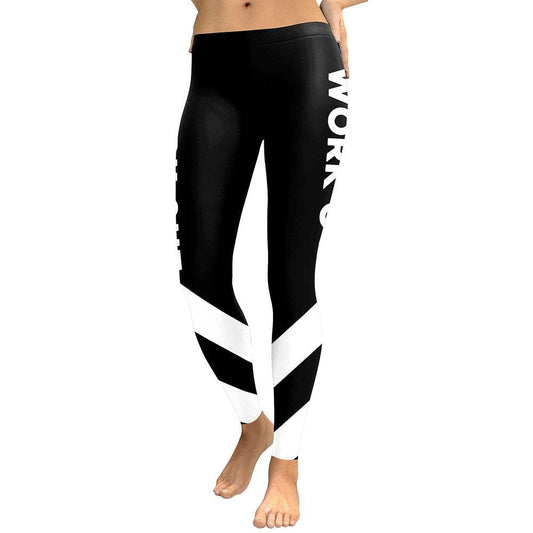 Women Leggings Workout Digital Print Fitness High Waist Legging - IntuitiveEncBoutique