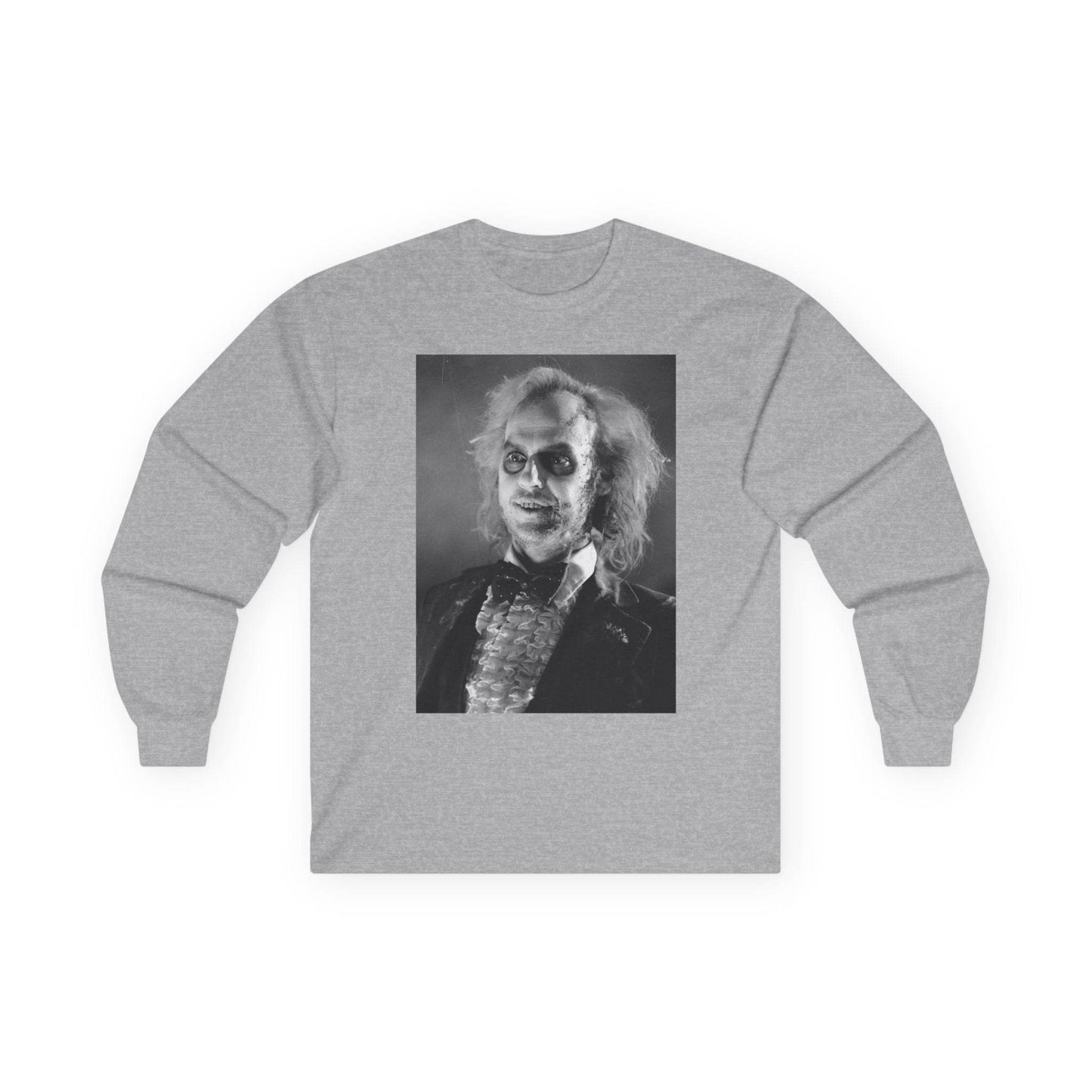 Long Sleeve Tee - Beetlejuice Design - IntuitiveEncBoutique