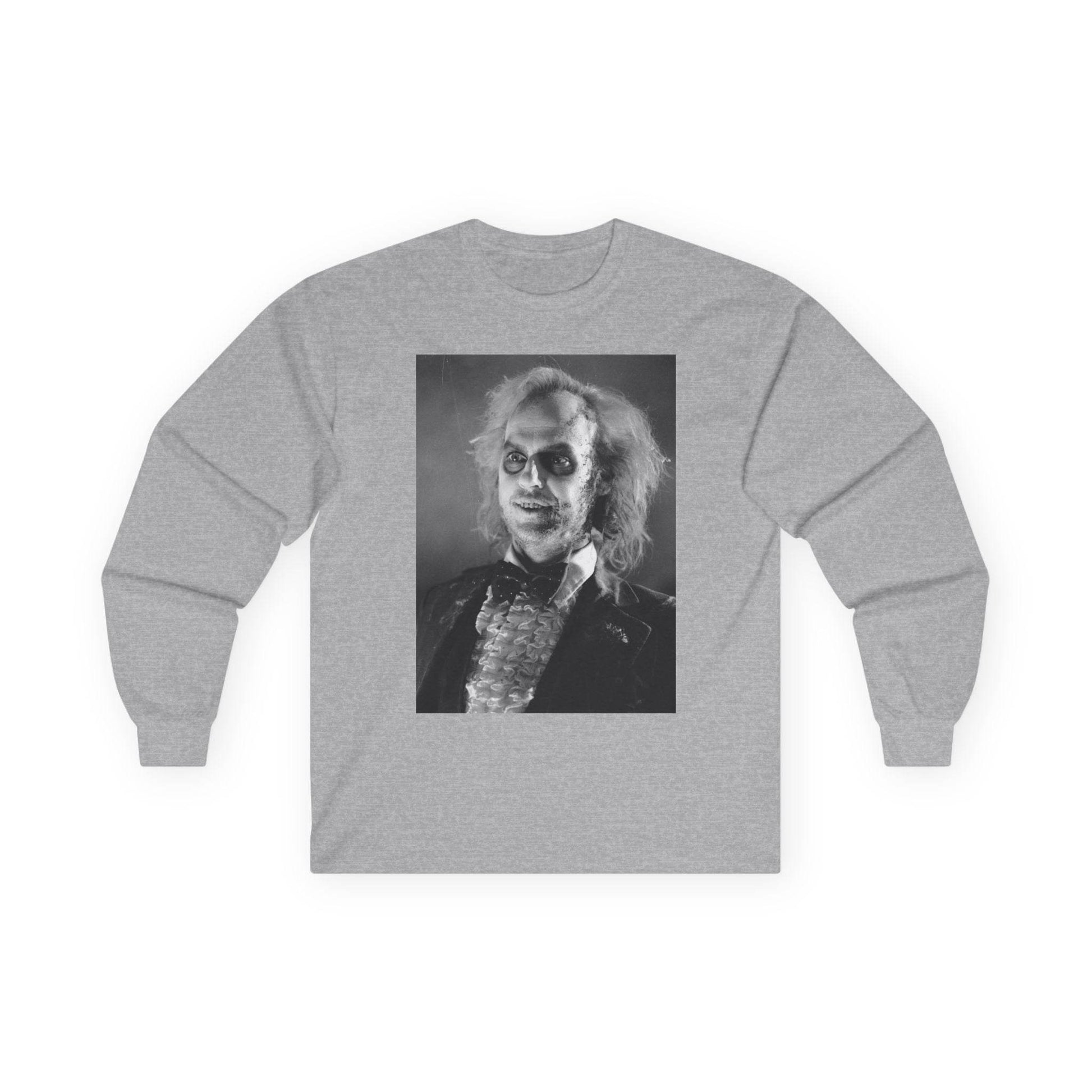 Long Sleeve Tee - Beetlejuice Design - IntuitiveEncBoutique