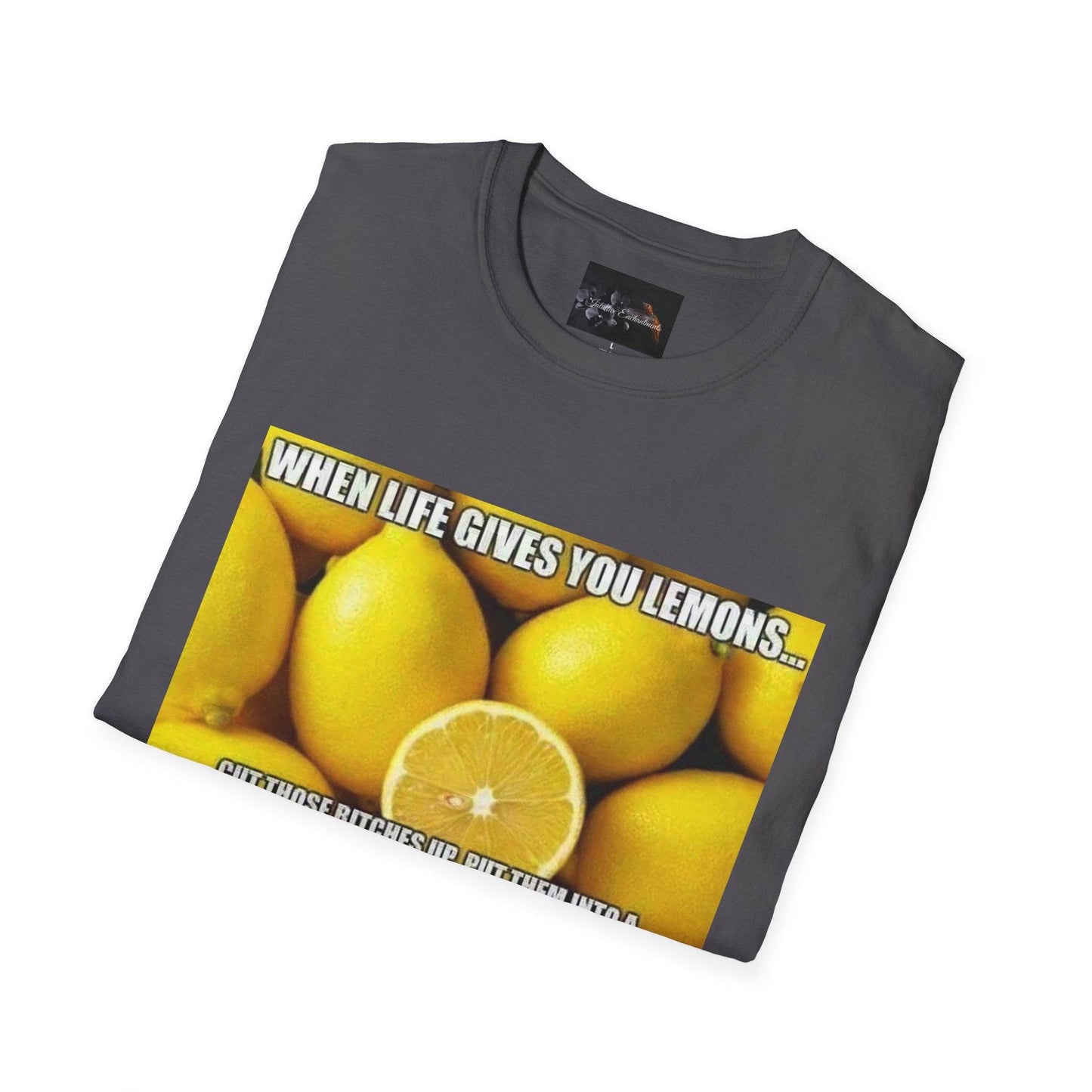 When Life Gives You Lemons T-Shirt, Funny Quote Tee, Gift for Citrus Lovers, Casual Wear, Unisex Humor Shirt, Summer Vibes - IntuitiveEncBoutique