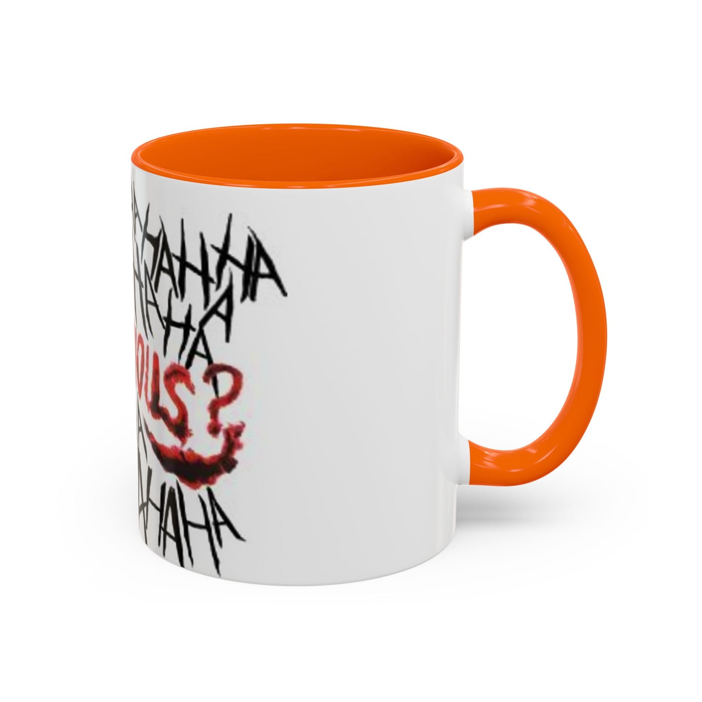 Why So Serious? Accent Coffee Mug | Funny Joker Gift, Office Decor, Birthday Present, Unique Ceramic Cup, Comic Enthusiast