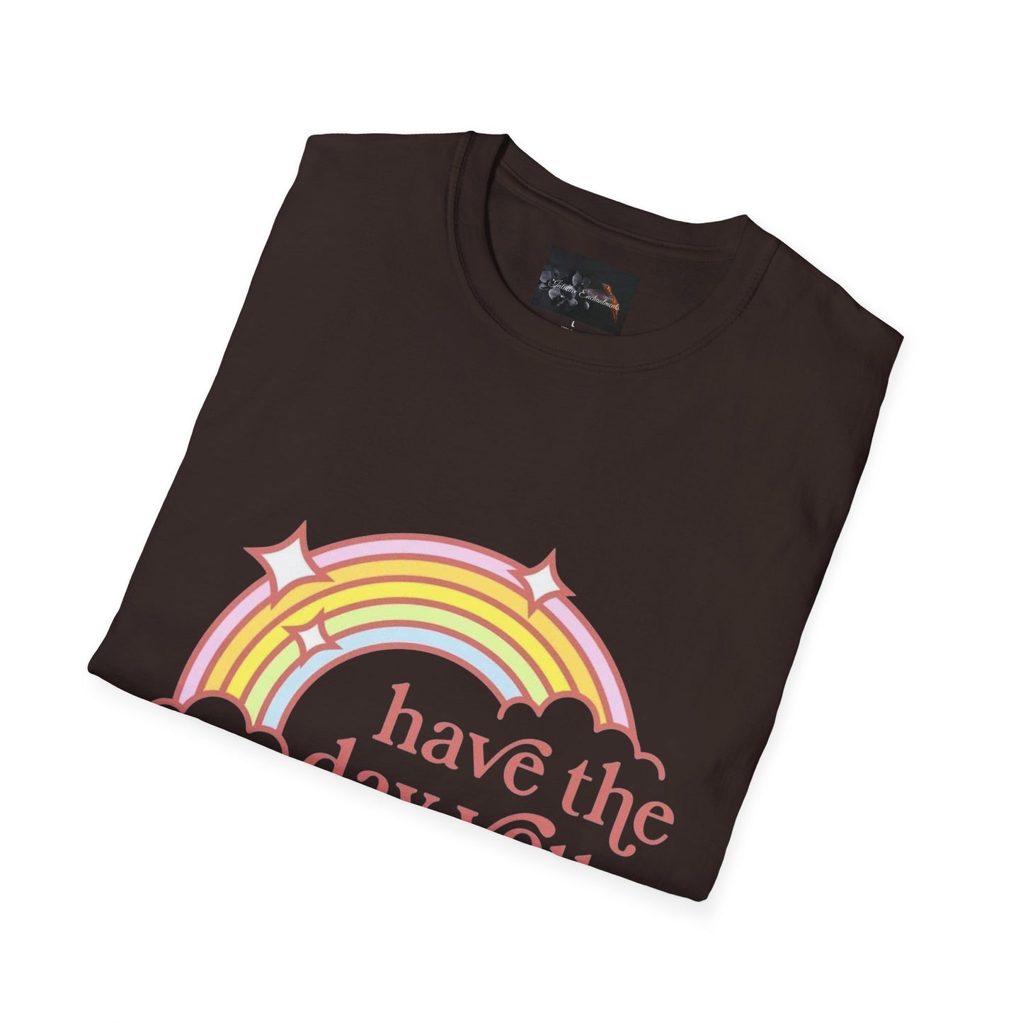 Vote-Inspired Unisex T-Shirt - 'Have the Day You Voted For' - Casual Wear, Election Day, Gift for Activists, Rainbow Design, Feel-Good