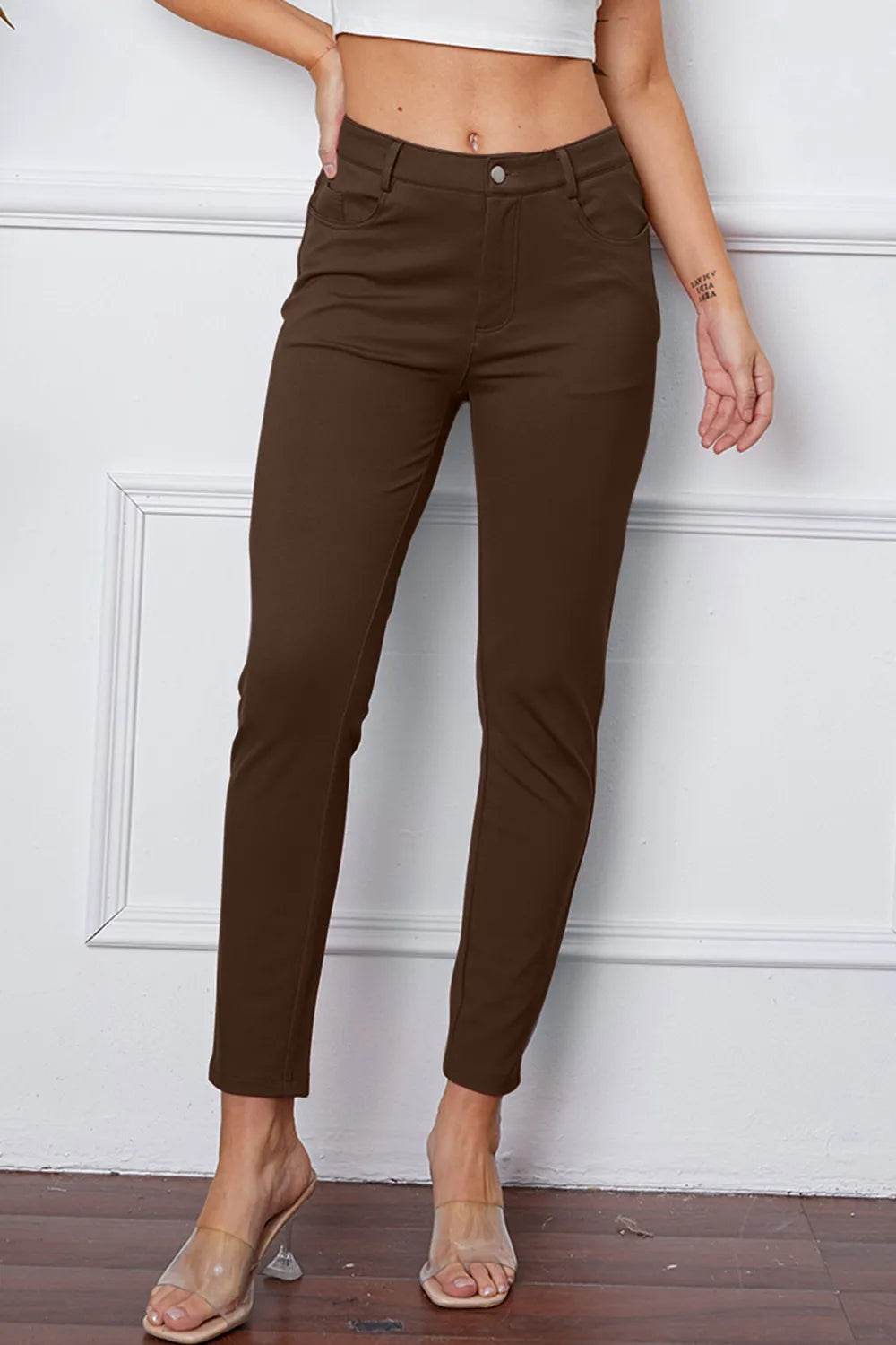 StretchyStitch Pants by Basic Bae - IntuitiveEncBoutique