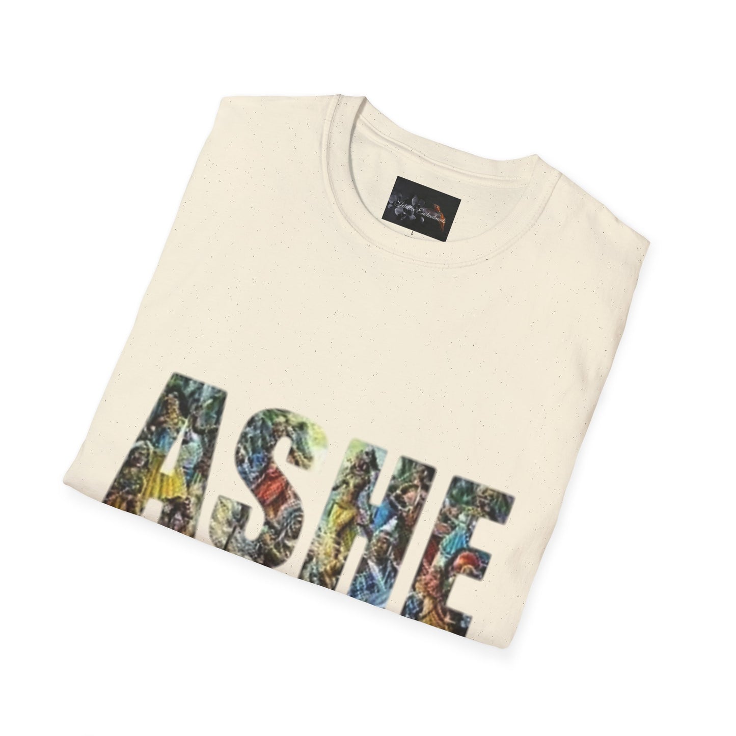 ASHE Graphic T-Shirt, Unisex Softstyle Tee, Vibrant Artistic Apparel, Gift for Nature Lovers, Casual Wear, Everyday Essentials
