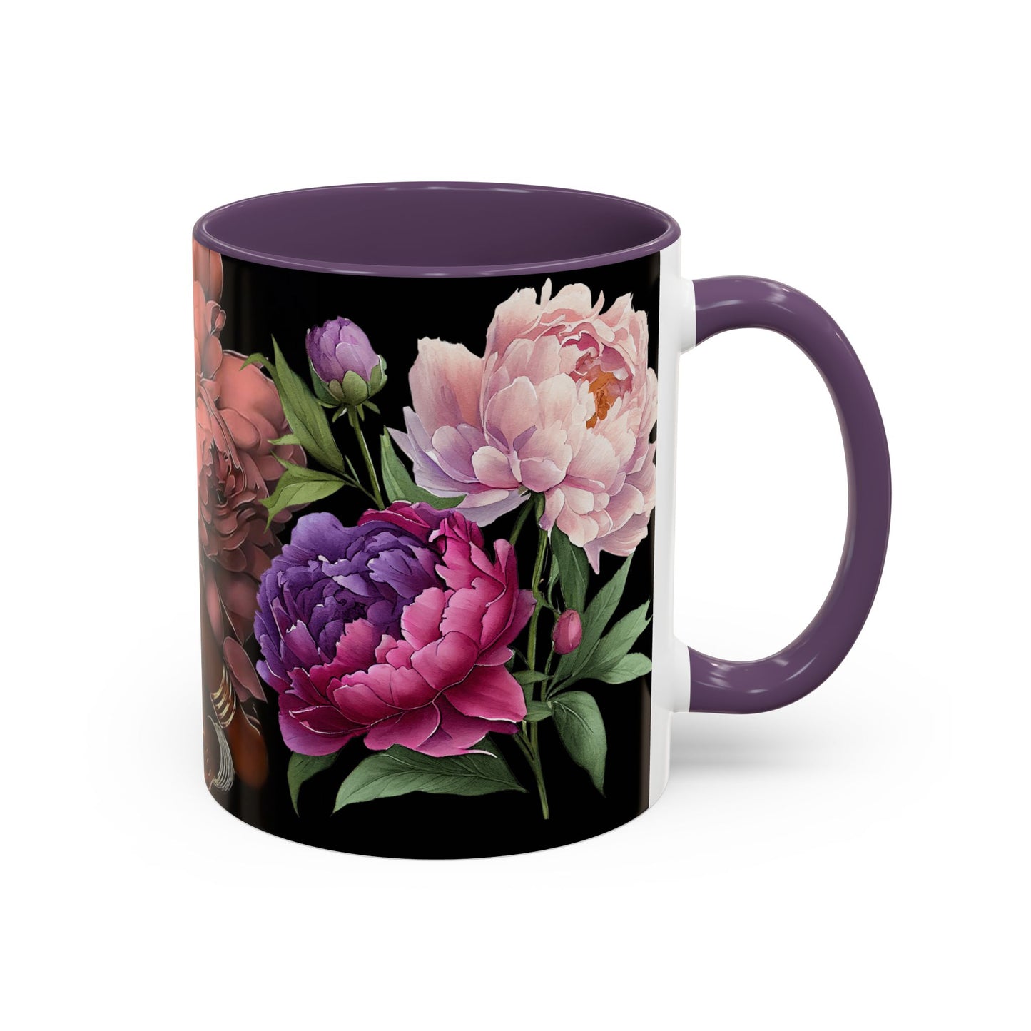 Floral Embrace Coffee Mug, Elegant Gift for Her, Unique Home Decor, Artistic Drinkware, Perfect for Birthdays, Mother's Day, Anniversaries