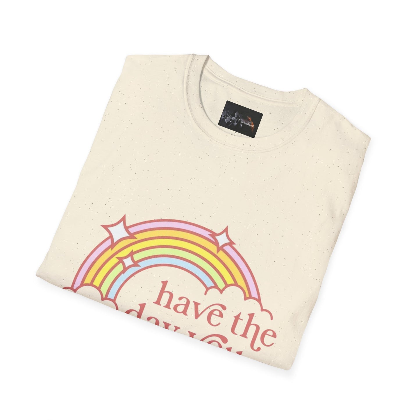 Vote-Inspired Unisex T-Shirt - 'Have the Day You Voted For' - Casual Wear, Election Day, Gift for Activists, Rainbow Design, Feel-Good
