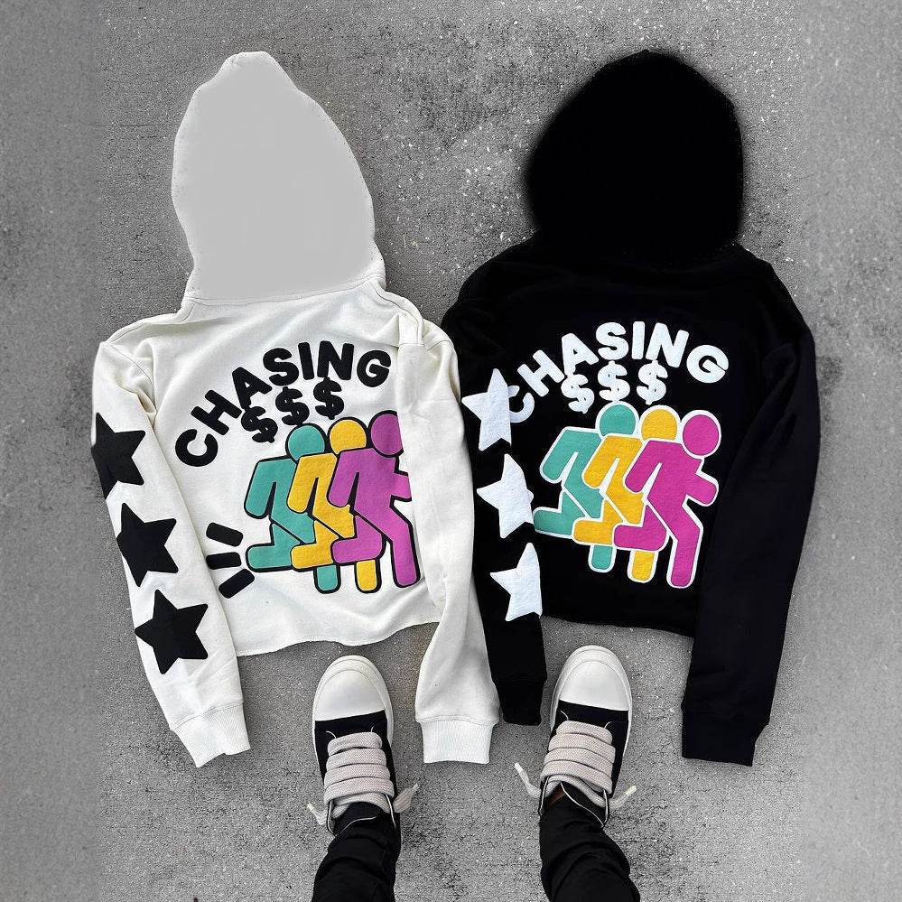 Retro loose men's and women's loose autumn/winter hoodie - IntuitiveEncBoutique