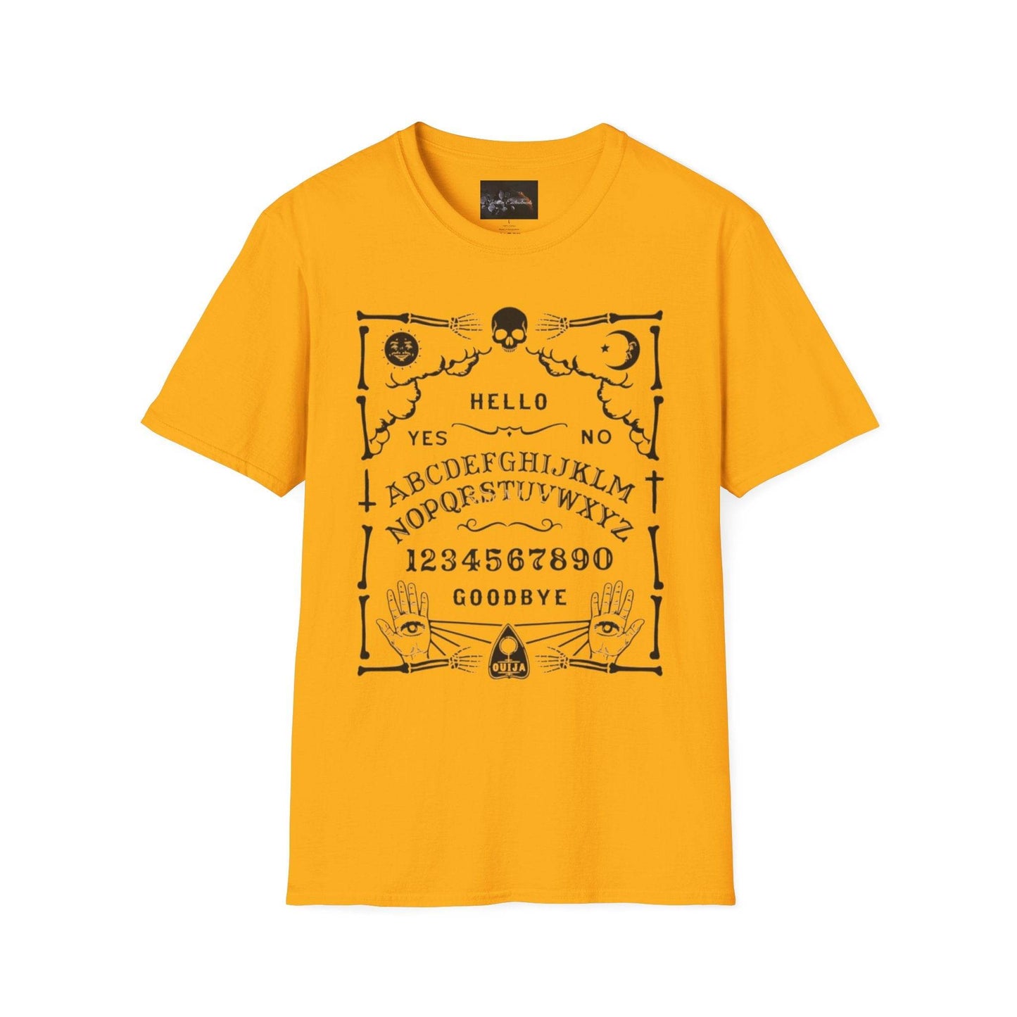 Mystical Ouija Board Unisex T-Shirt - Perfect for Halloween, Gift, Casual Wear, Spirituality, Ghost Lovers - IntuitiveEncBoutique