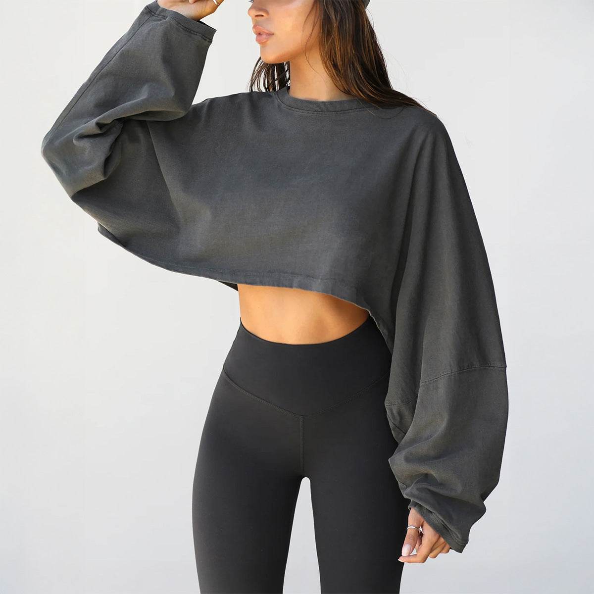 Casual Simple Long Sleeve Sweatshirt for Women - IntuitiveEncBoutique