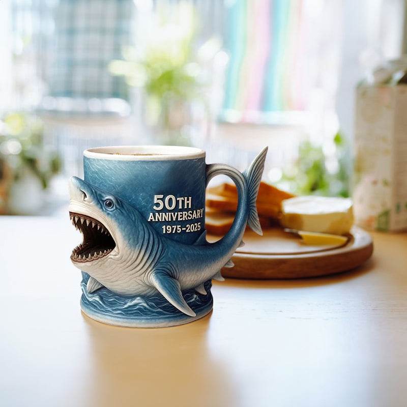 3D Shark Mug - Ocean-Themed Decor Gift for Fans & Collectors - IntuitiveEncBoutique