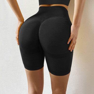 Women's Five-Quarter Pants High Waist Slim Quick-Dry Cycling Yoga Pants - IntuitiveEncBoutique