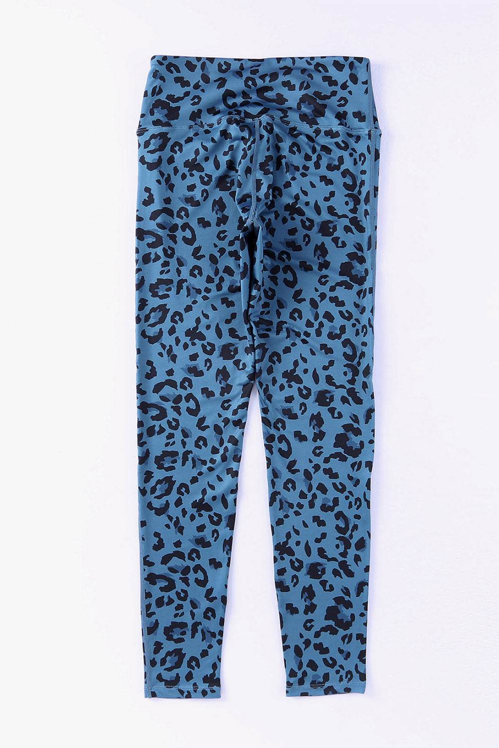 Green Classic Leopard Print Active Leggings - IntuitiveEncBoutique