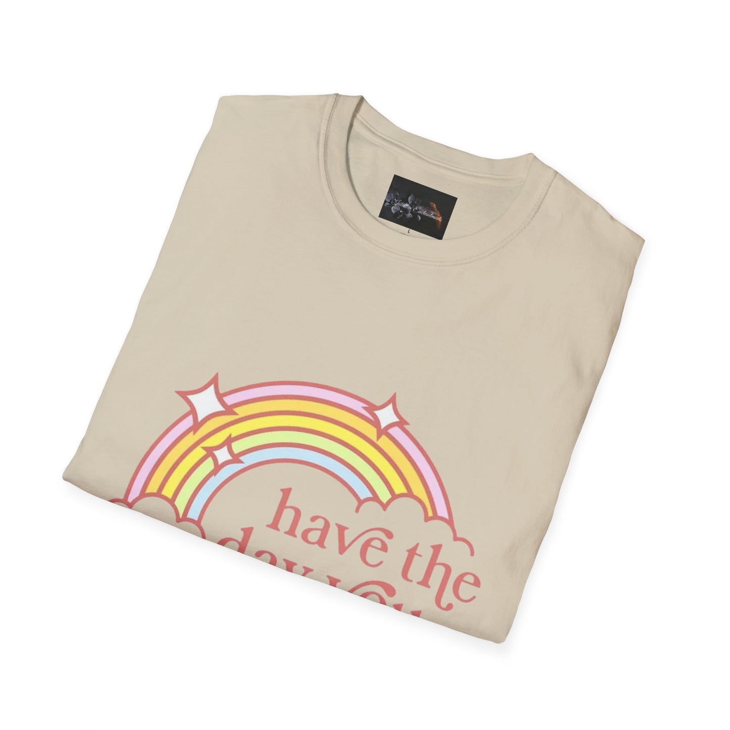 Vote-Inspired Unisex T-Shirt - 'Have the Day You Voted For' - Casual Wear, Election Day, Gift for Activists, Rainbow Design, Feel-Good