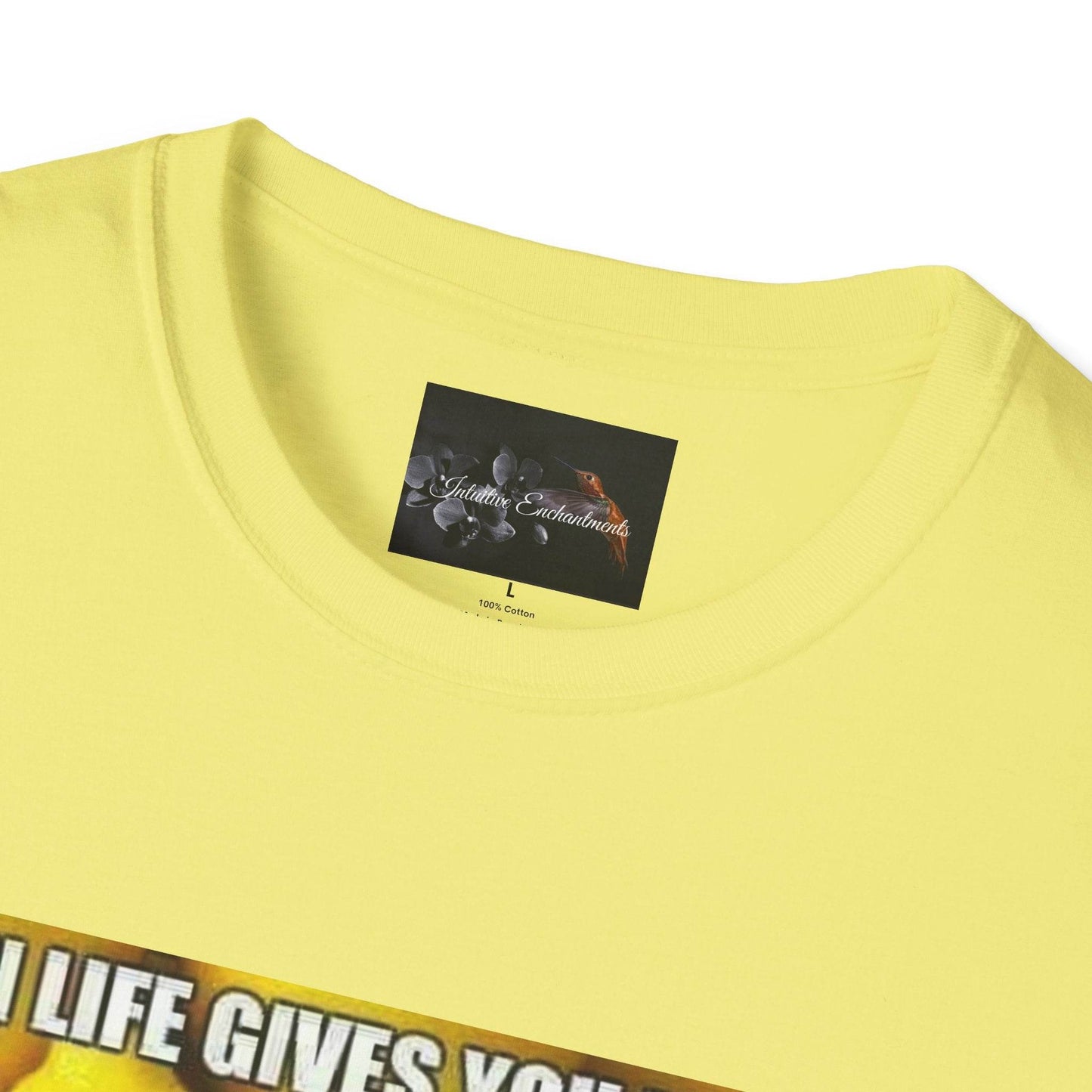 When Life Gives You Lemons T-Shirt, Funny Quote Tee, Gift for Citrus Lovers, Casual Wear, Unisex Humor Shirt, Summer Vibes - IntuitiveEncBoutique