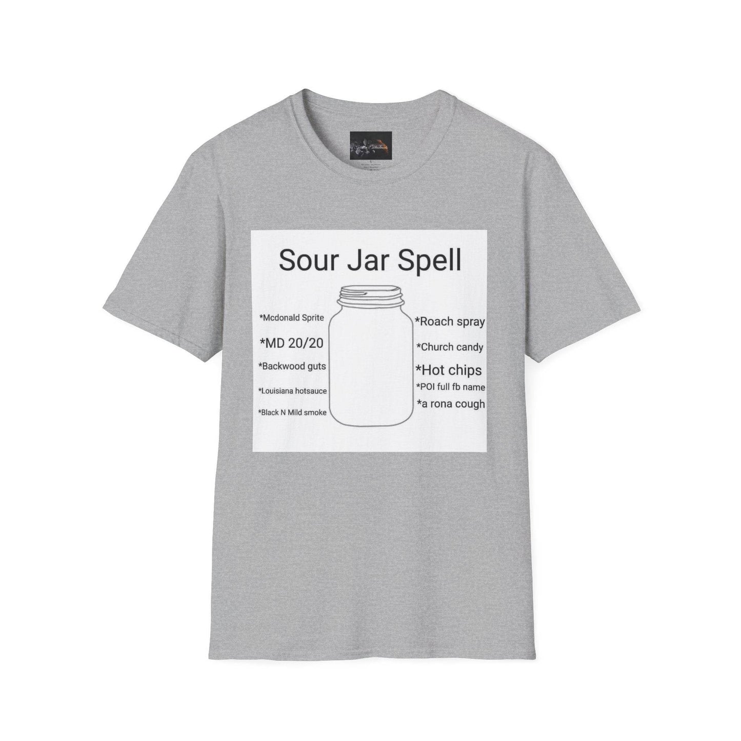 Sour Jar Spell T-Shirt for Witches, Unisex Softstyle Tee, Ideal for Magical Practitioners, Spell Casting, Witchcraft Gift, Summer Solstice - IntuitiveEncBoutique