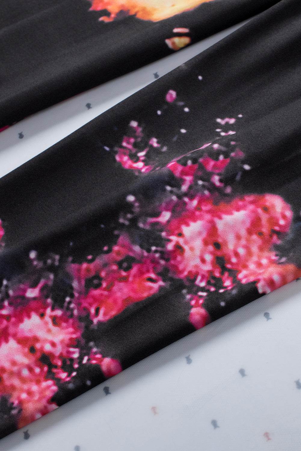 Multicolor Tie Dye Hollow Out Fitness Activewear Leggings - IntuitiveEncBoutique