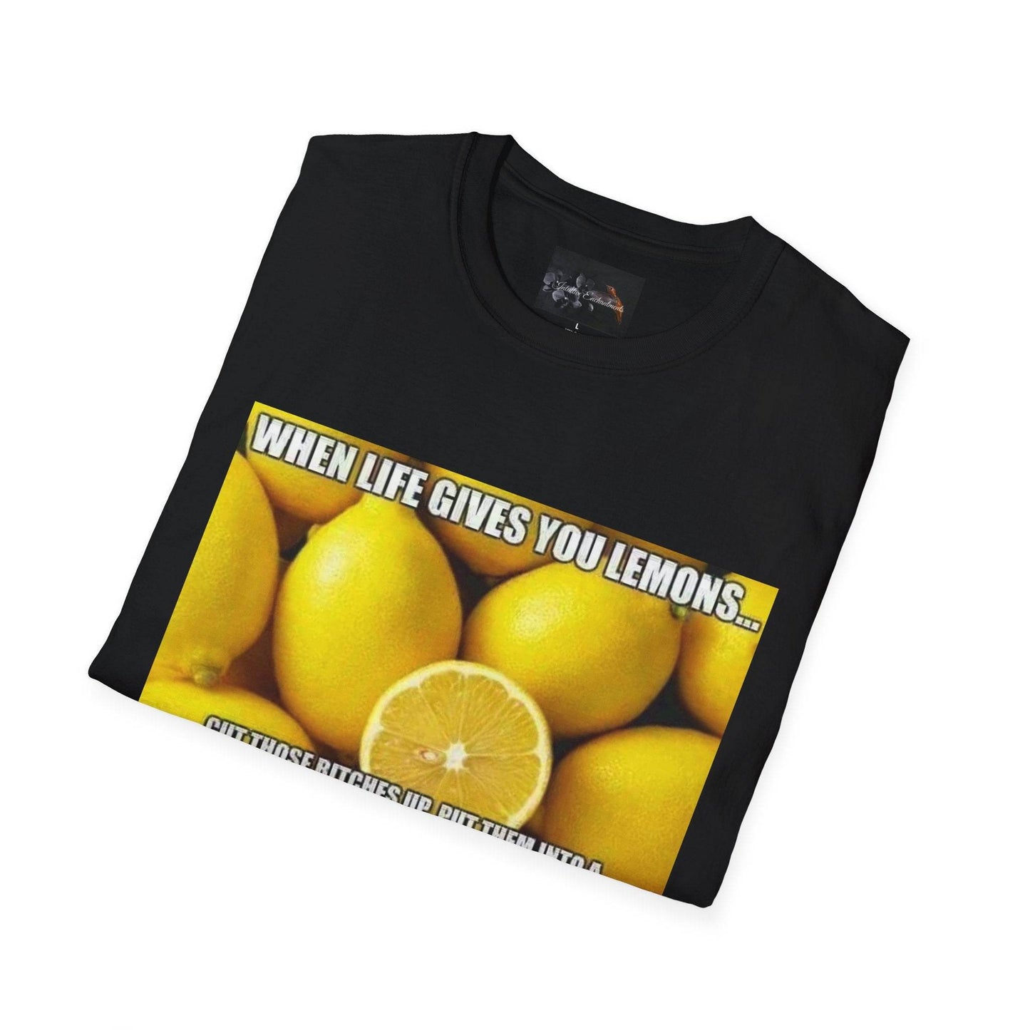When Life Gives You Lemons T-Shirt, Funny Quote Tee, Gift for Citrus Lovers, Casual Wear, Unisex Humor Shirt, Summer Vibes - IntuitiveEncBoutique