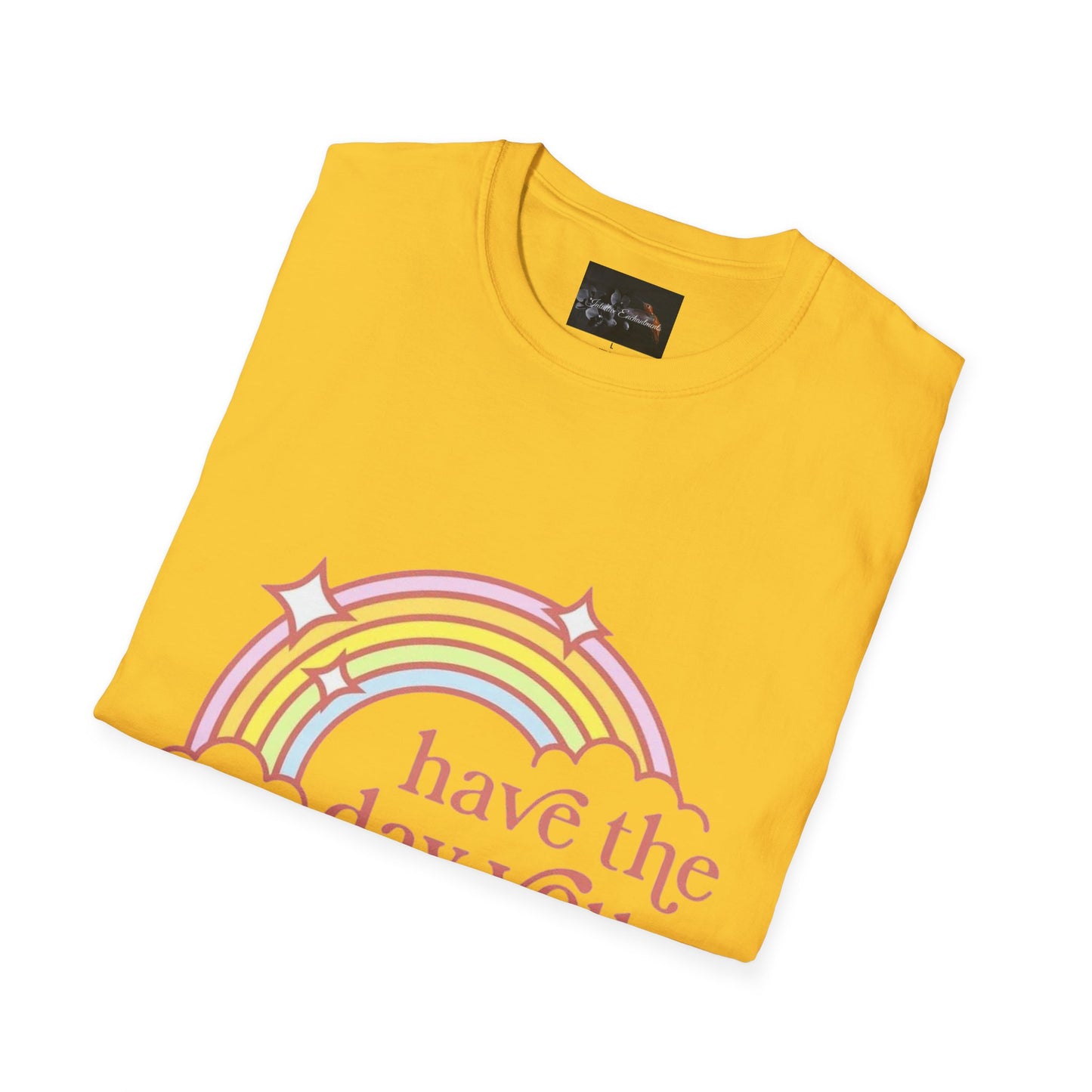 Vote-Inspired Unisex T-Shirt - 'Have the Day You Voted For' - Casual Wear, Election Day, Gift for Activists, Rainbow Design, Feel-Good
