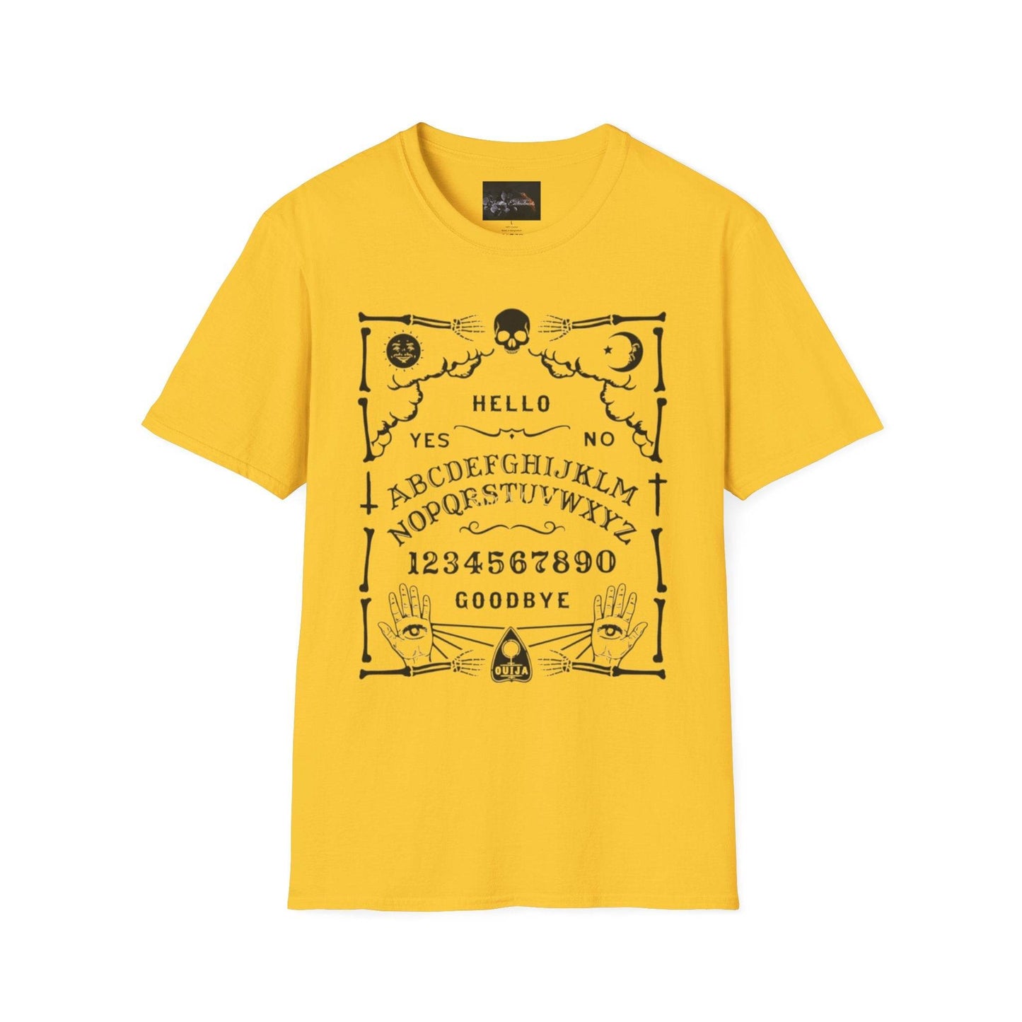 Mystical Ouija Board Unisex T-Shirt - Perfect for Halloween, Gift, Casual Wear, Spirituality, Ghost Lovers - IntuitiveEncBoutique