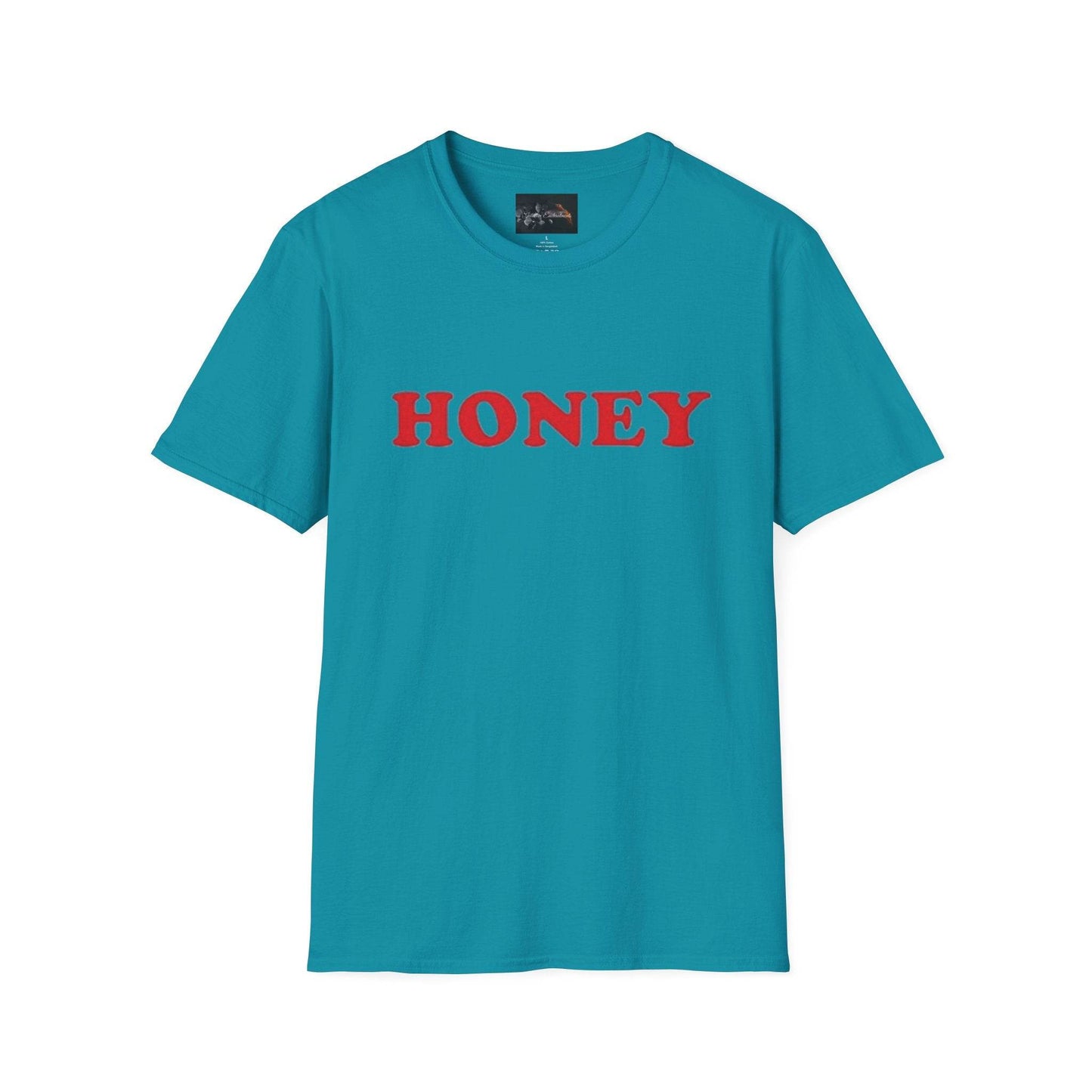 Honey Unisex Softstyle T-Shirt | Cute Gift, Casual Wear, Everyday Comfort, Spring Style, Sweet Gift for Her - IntuitiveEncBoutique