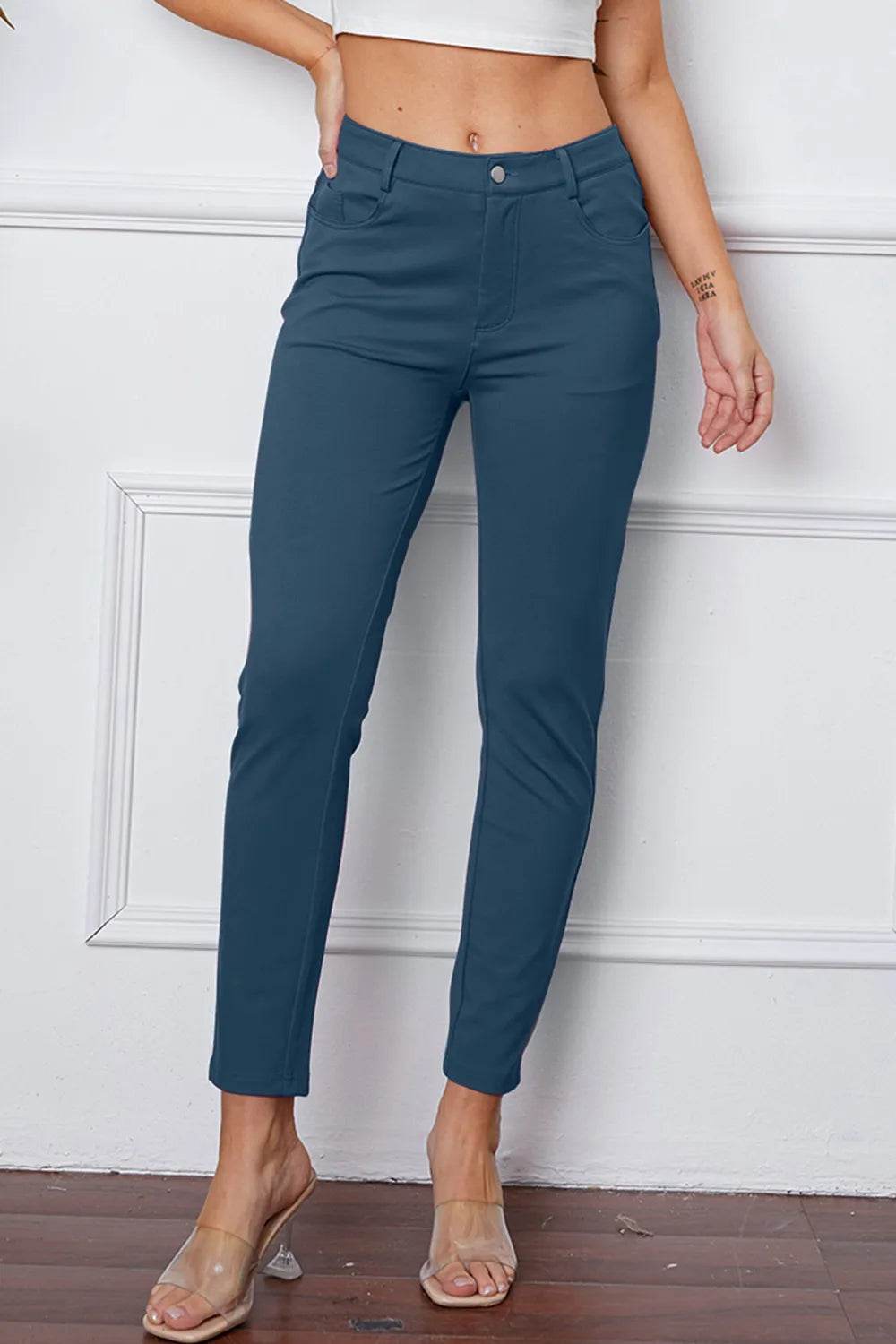 StretchyStitch Pants by Basic Bae - IntuitiveEncBoutique