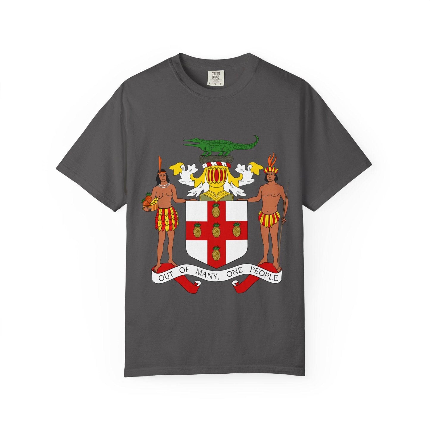 Jamaican Coat of Arms T-shirt - IntuitiveEncBoutique