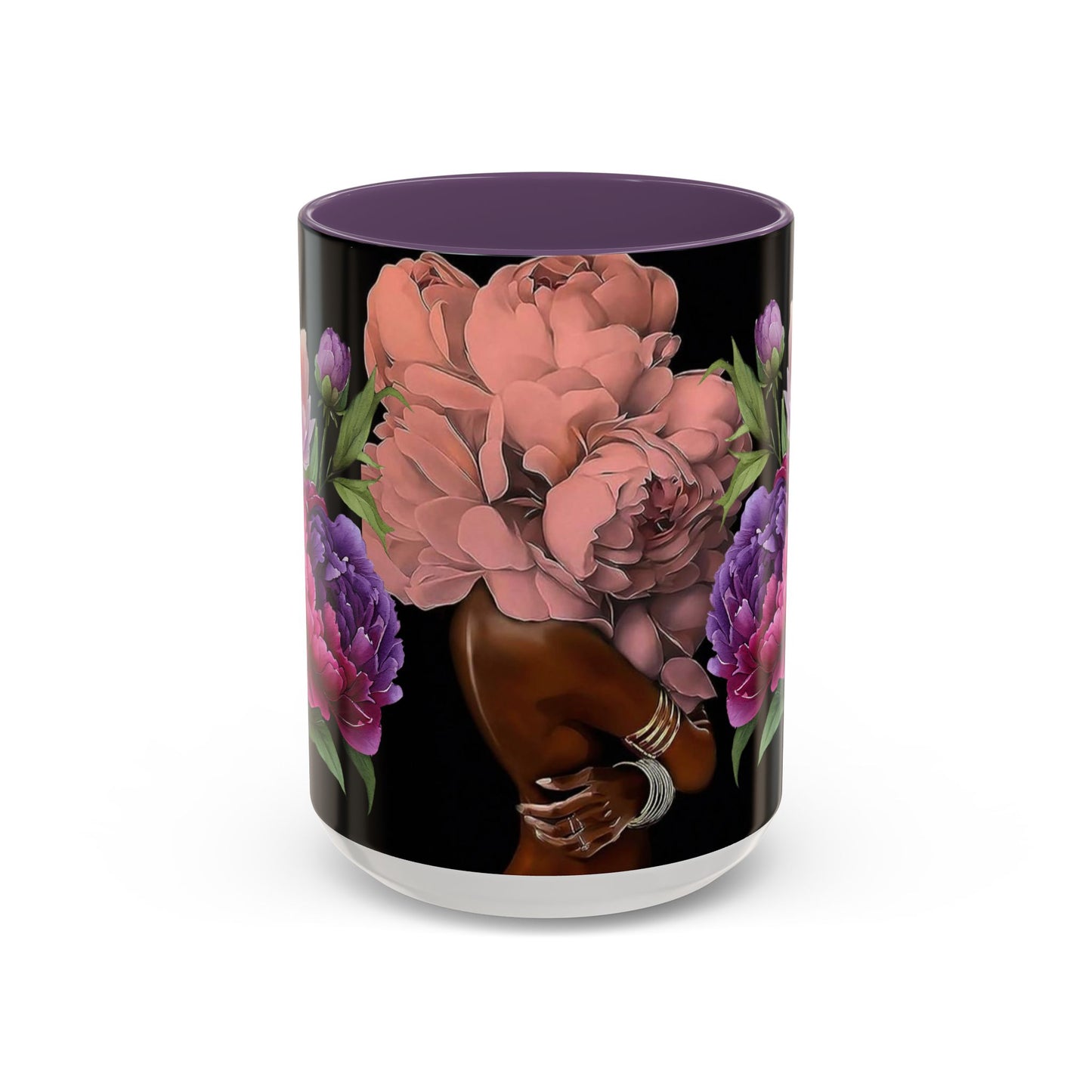 Floral Embrace Coffee Mug, Elegant Gift for Her, Unique Home Decor, Artistic Drinkware, Perfect for Birthdays, Mother's Day, Anniversaries