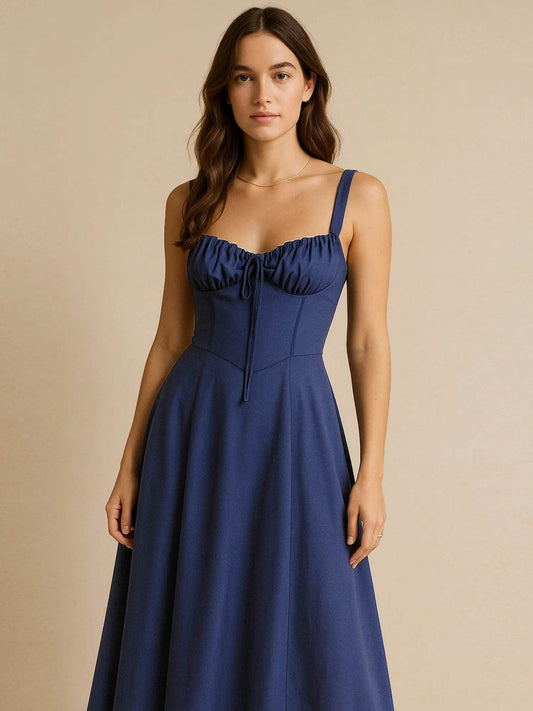 Full Size Slit Sweetheart Neck Cami Dress Plus Size - IntuitiveEncBoutique